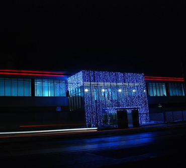 Iluminat decorativ Turda, instalație luminoasă festivă 17 din 19
